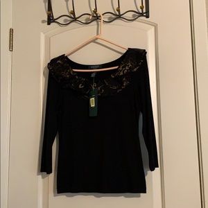 Petite black long sleeve